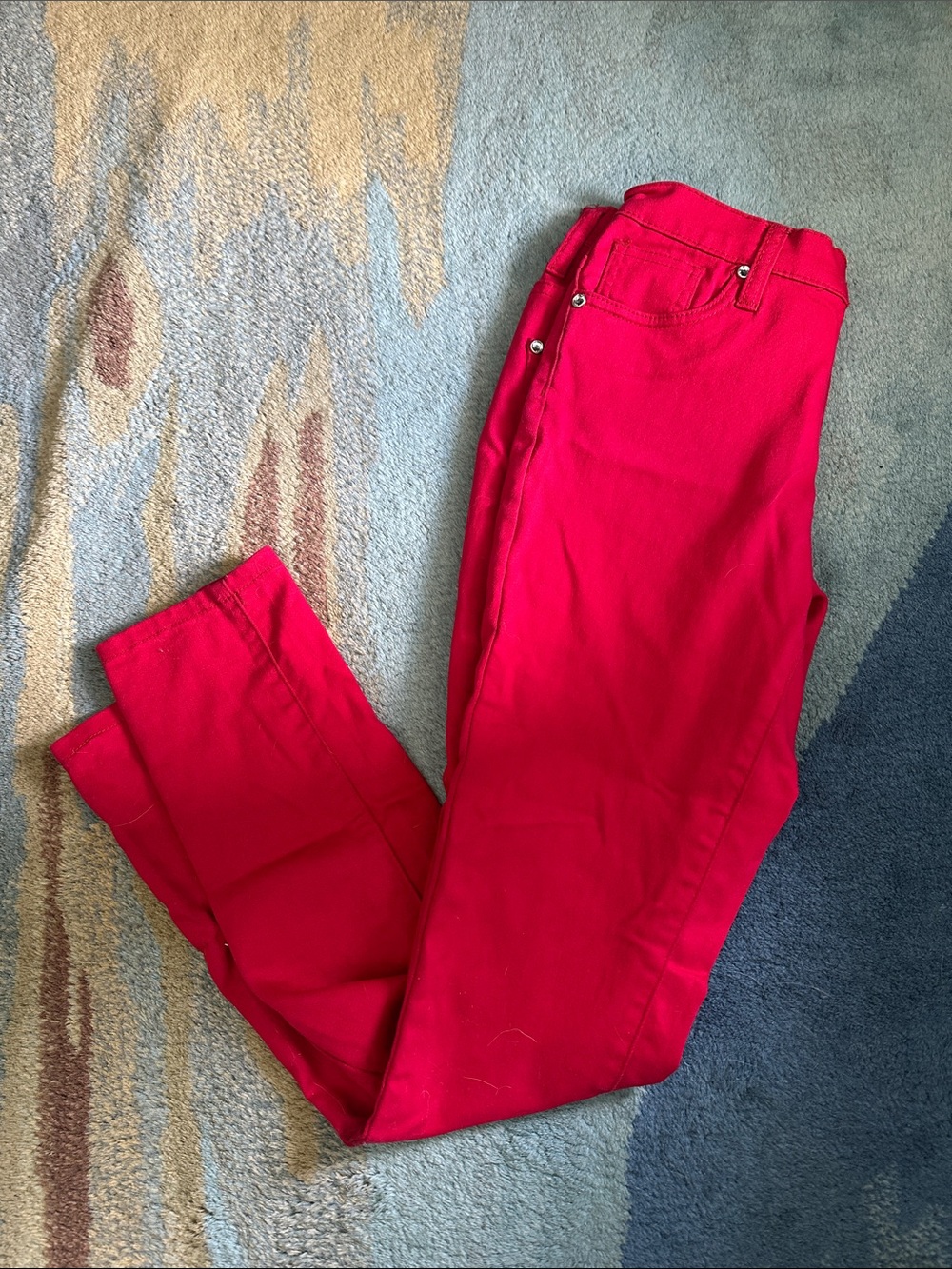 VENUS Women's Skinny Jeans in Bright Red